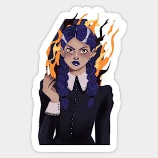 Burn! Sticker